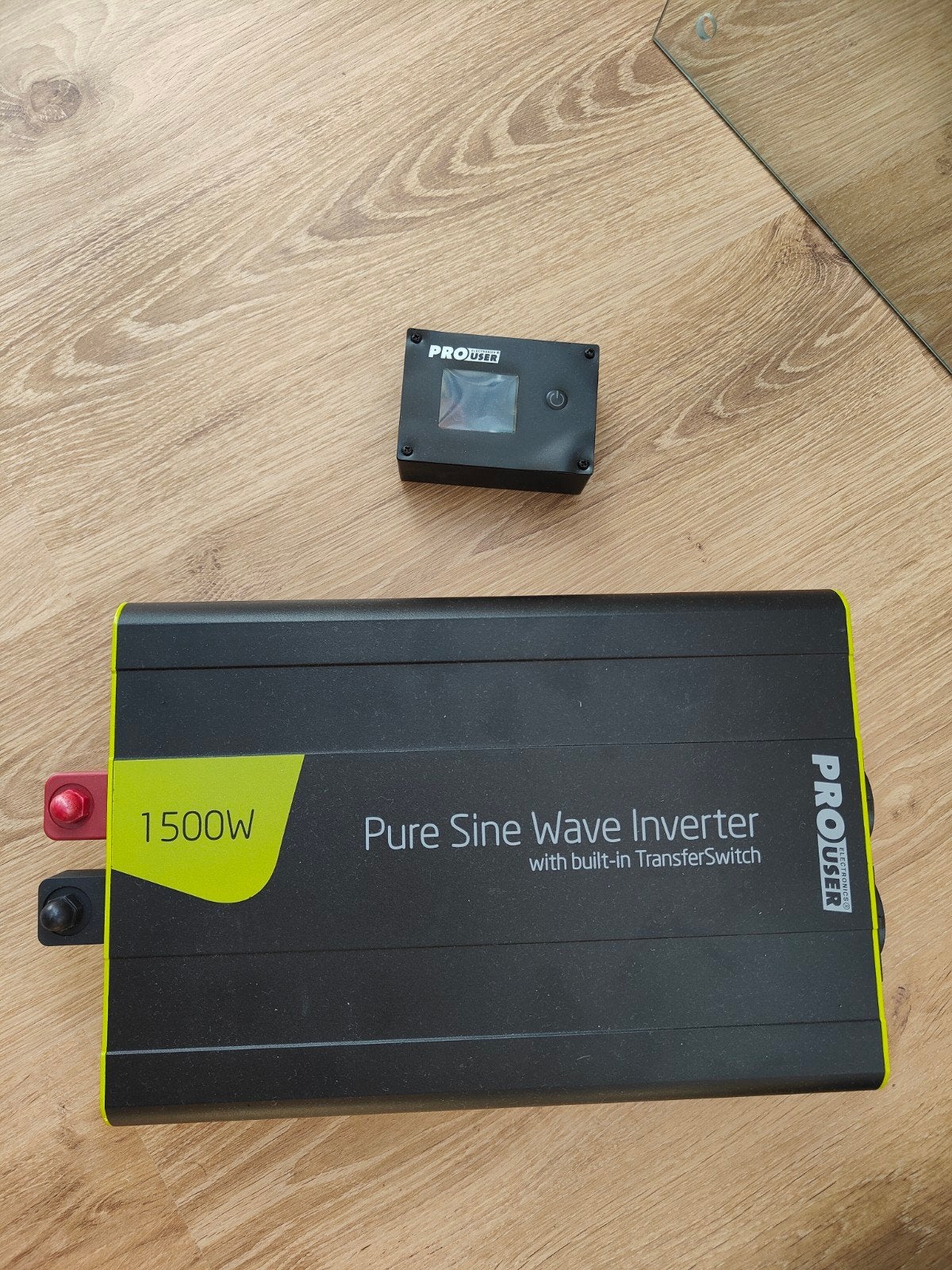 PROUSER Pure Sinus Omvormer 1500W met Transferswitch, Ophalen of Verzenden