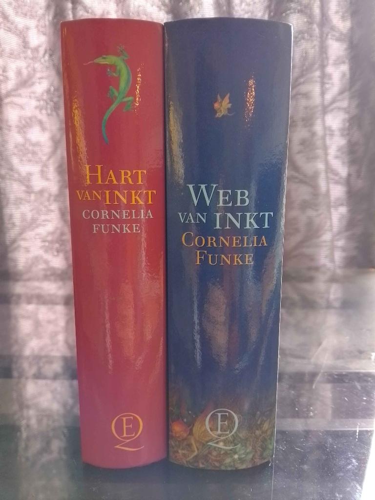 Cornelia Funke - Hart van Inkt & Web van Inkt Boeken, Boeken, Ophalen of Verzenden, Zo goed als nieuw, Cornelia Funke