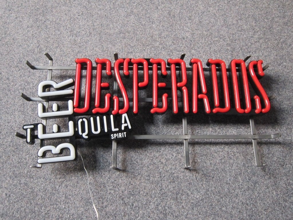 DESPERADOS BIER LED LICHTRECLAME, Ophalen, Zo goed als nieuw, Overige typen, Overige merken