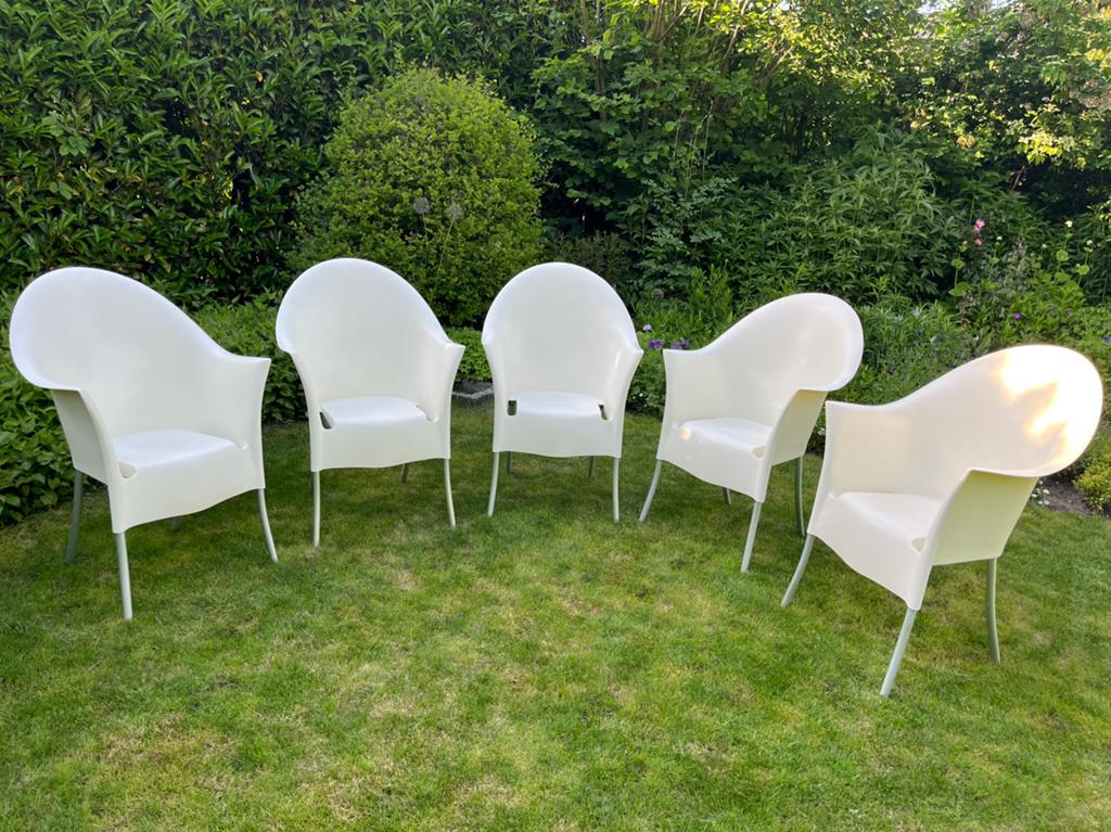 Phillip Stark tuinstoelen, Ophalen of Verzenden, Gebruikt, Kunststof, Stapelbaar