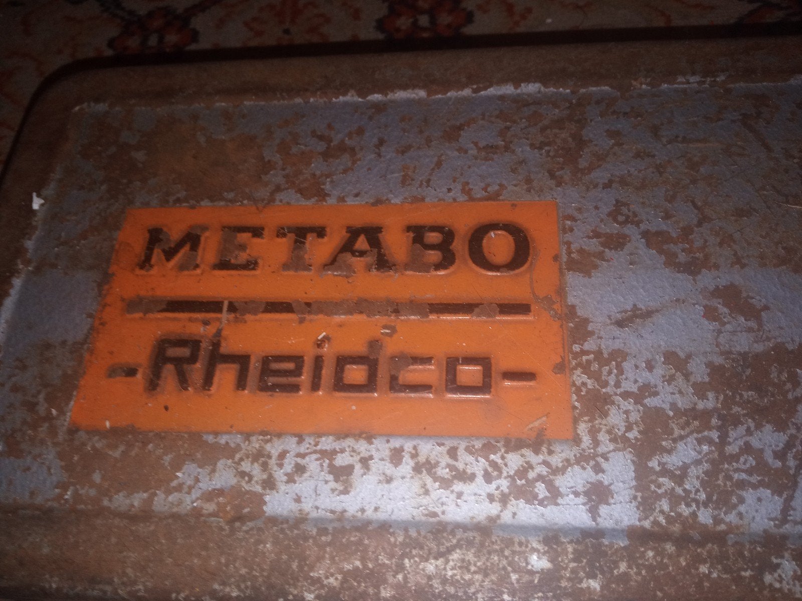 Vintage Metabo Rheidco gereedschapset in gebruikte staat., Ophalen of Verzenden, Gebruikt