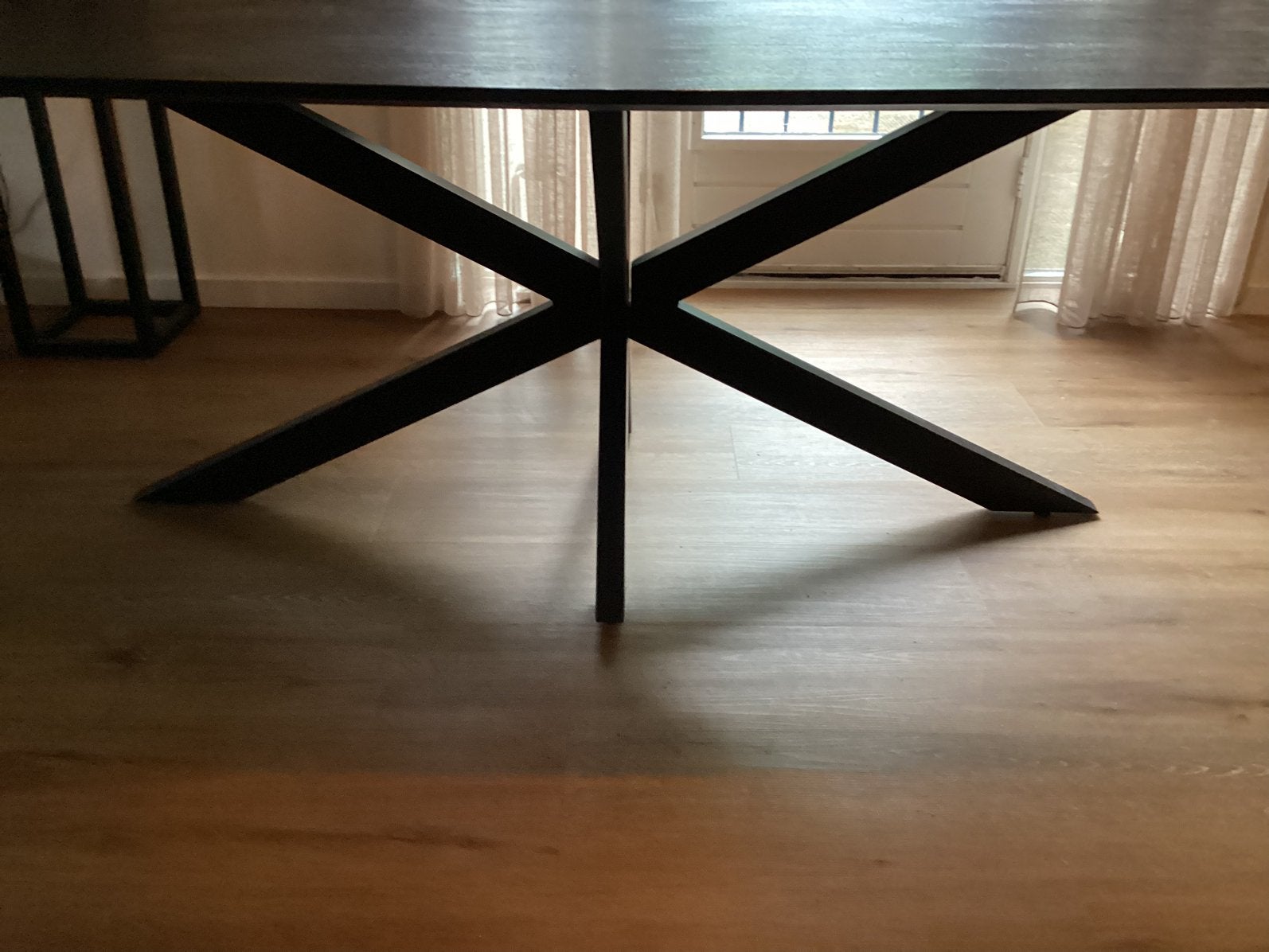 Grote eettafel, Huis en Inrichting, Tafels | Eettafels, Ophalen, 100 tot 150 cm, 200 cm of meer, Zo goed als nieuw