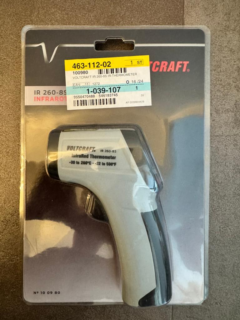 Voltcract infrarood thermometer, Doe-het-zelf en Verbouw, Ophalen of Verzenden, Zo goed als nieuw, Overige typen