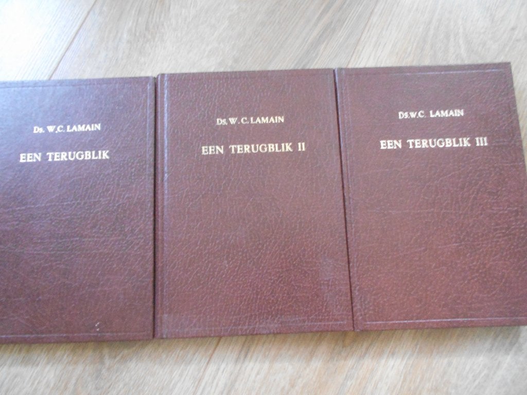 Ds. W.C. Lamain  Een terugblik deel I t/m III, Boeken, Ophalen of Verzenden, Zo goed als nieuw, Christendom | Protestants