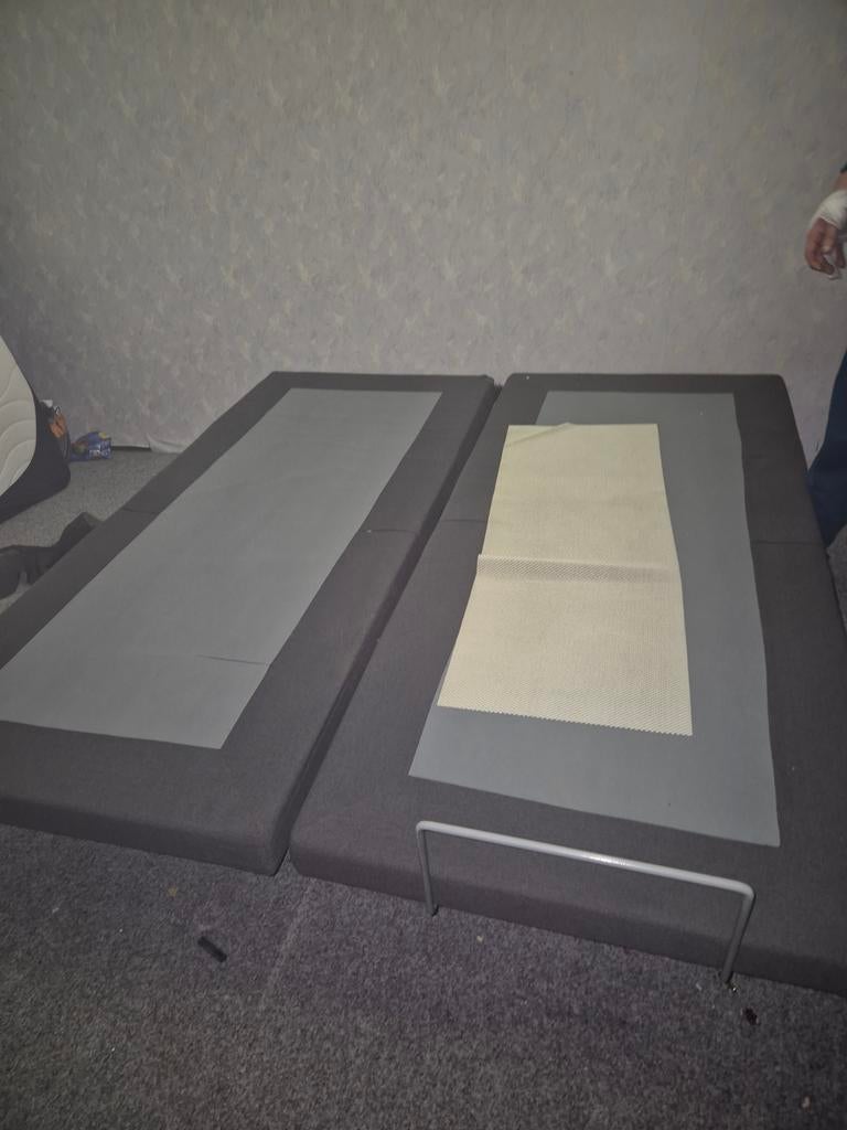 Elektrische boxspring onderstellen, Ophalen of Verzenden, Gebruikt, Tweepersoons