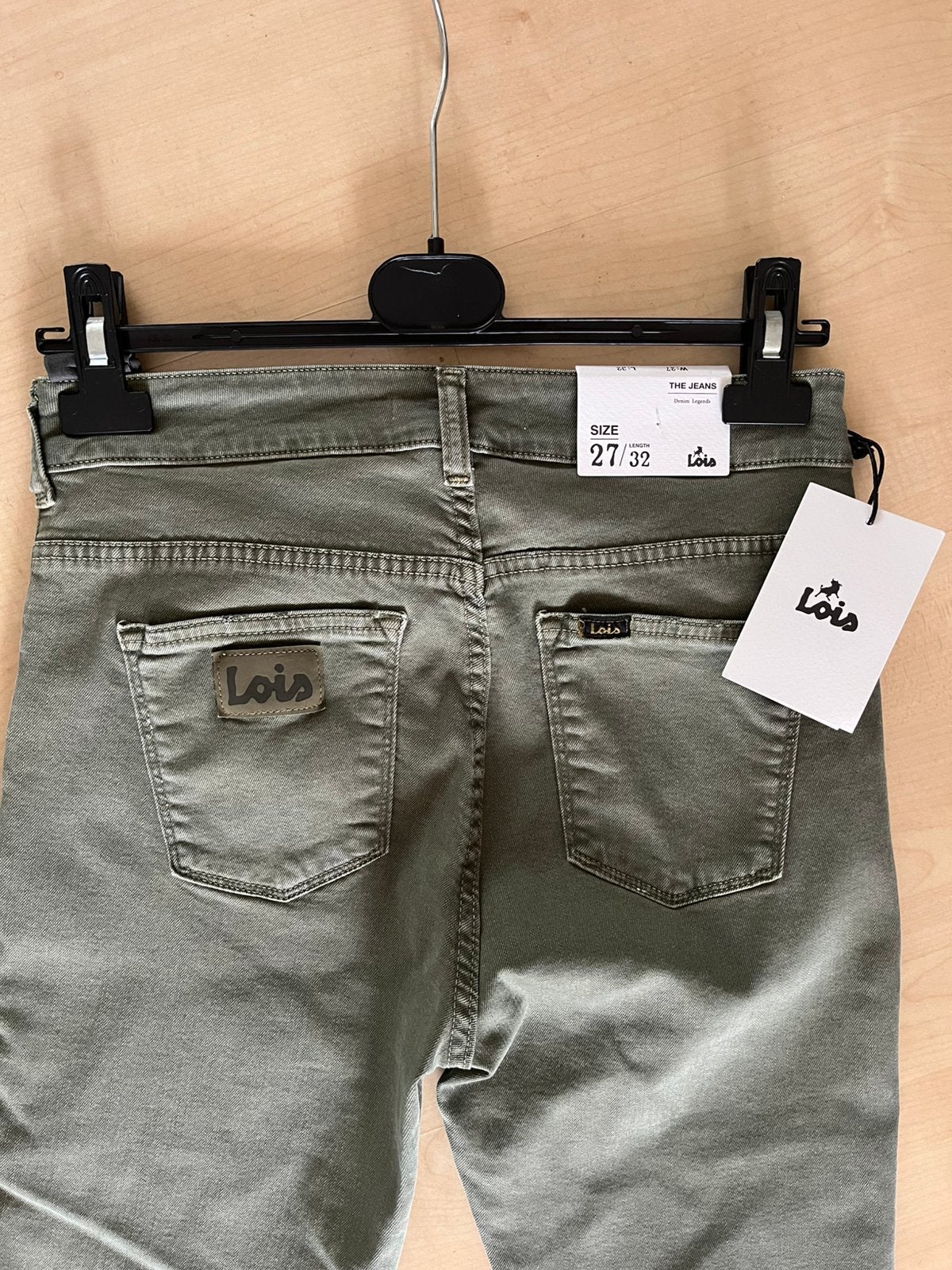 LOIS FLARED JEANS prachtige groen jeans + prijskrtje mt27/32, Ophalen of Verzenden, Nieuw, Overige kleuren, W27 (confectie 34) of kleiner