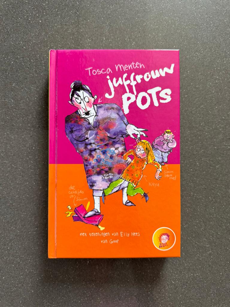 Juffrouw Pots - Tosca Menten (Kinderboek), Ophalen of Verzenden, Zo goed als nieuw, Fictie algemeen