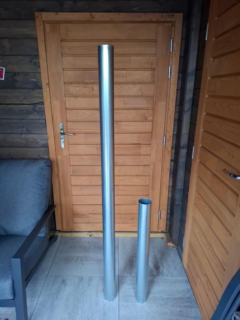 Regenpijp, Doe-het-zelf en Verbouw, Ophalen, Zink, Minder dan 2 meter, 80 mm of meer