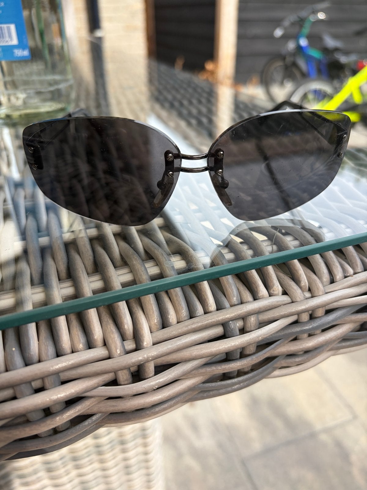 Gianni Versace Zonnebril - MOD. 451 - Vintage, Gebruikt, Zonnebril, Zwart, Gianni Versace