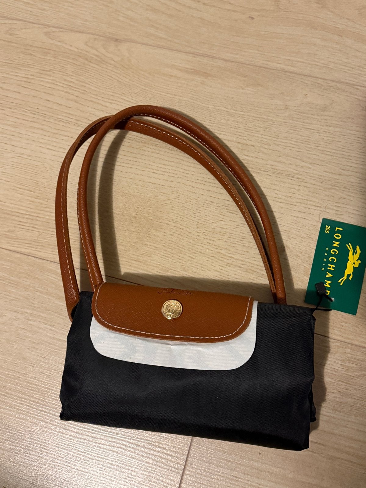 Longchamp maat L in de kleur zwart, Ophalen of Verzenden, Nieuw, Zwart, Handtas