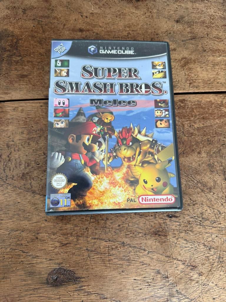 Mario smash bros melee gamecube, Vechten, Ophalen of Verzenden, Zo goed als nieuw, 3 spelers of meer