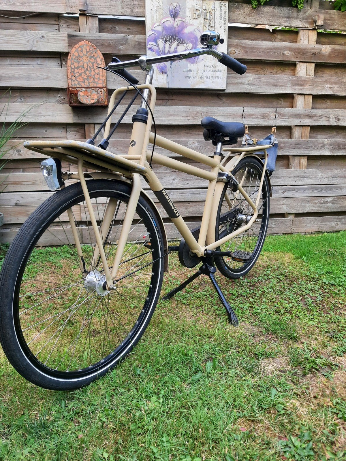 Batavus Packd 28 inch herenfiets met 3 versnellingen, Fietsen en Brommers, Ophalen, Terugtraprem, Gebruikt, Versnellingen