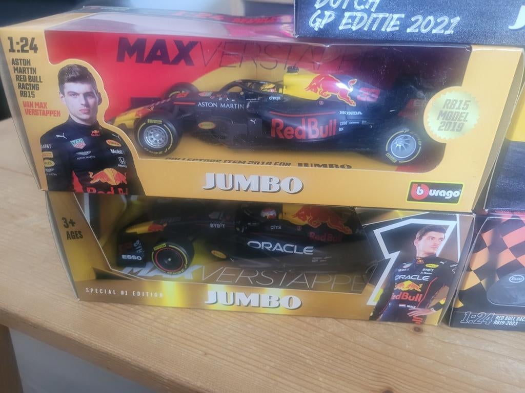 Max verstappen formule f1, Hobby en Vrije tijd, Modelauto's | 1:24, Auto, Burago, Nieuw, Ophalen of Verzenden