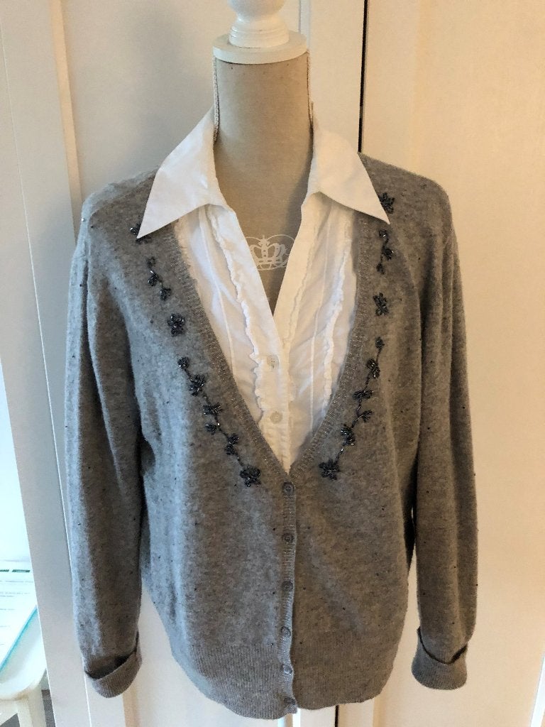 Mooi dames vest XXL, Ophalen, Zo goed als nieuw, Maat 46/48 (XL) of groter, Grijs