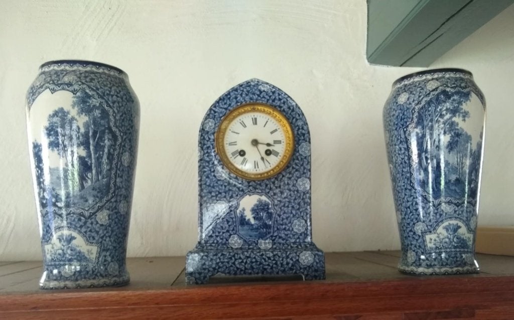 Villeroy&Boch klokkenstel, Antiek en Kunst, Ophalen