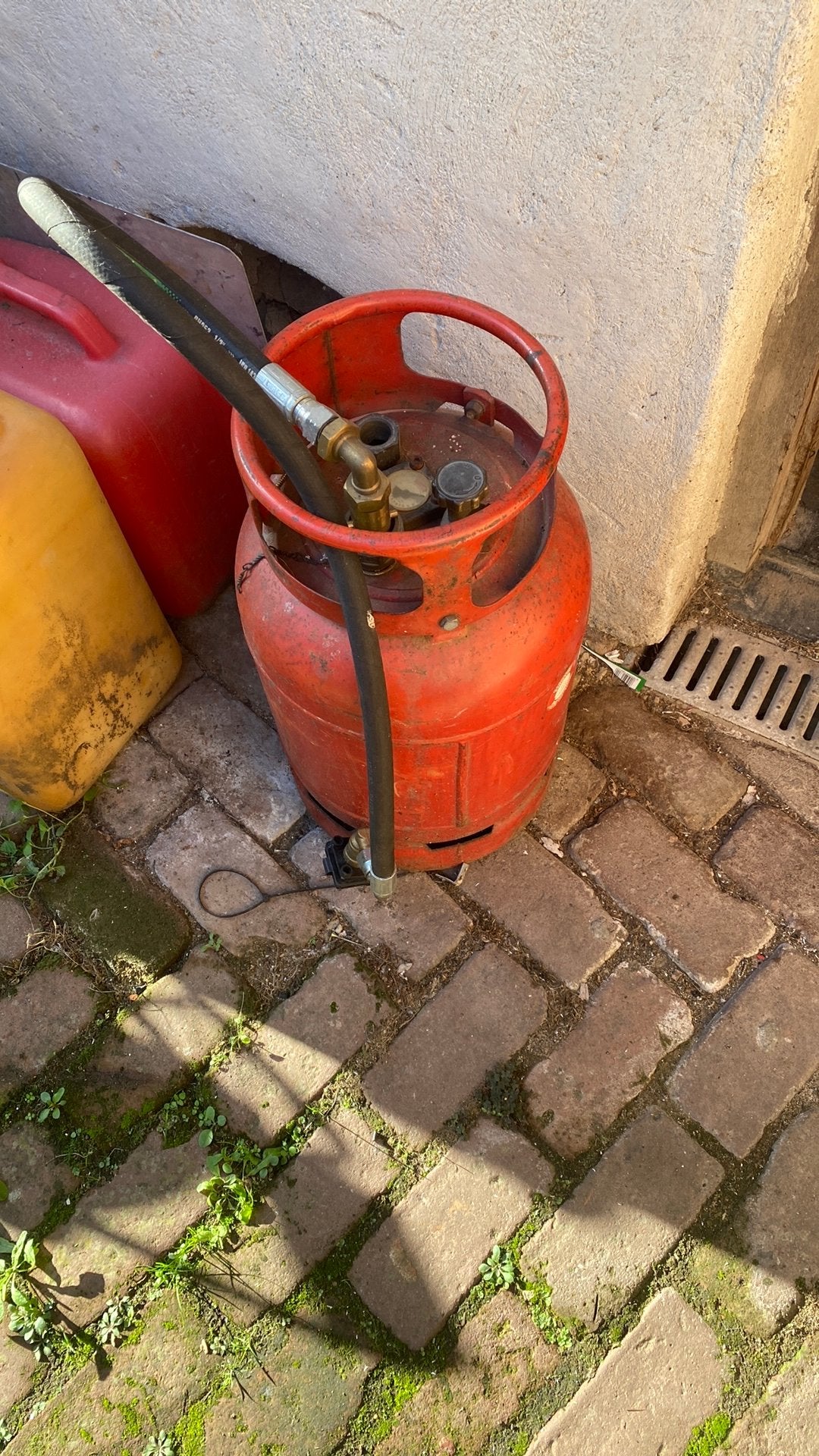 Lpg gasfles, Ophalen, Gebruikt
