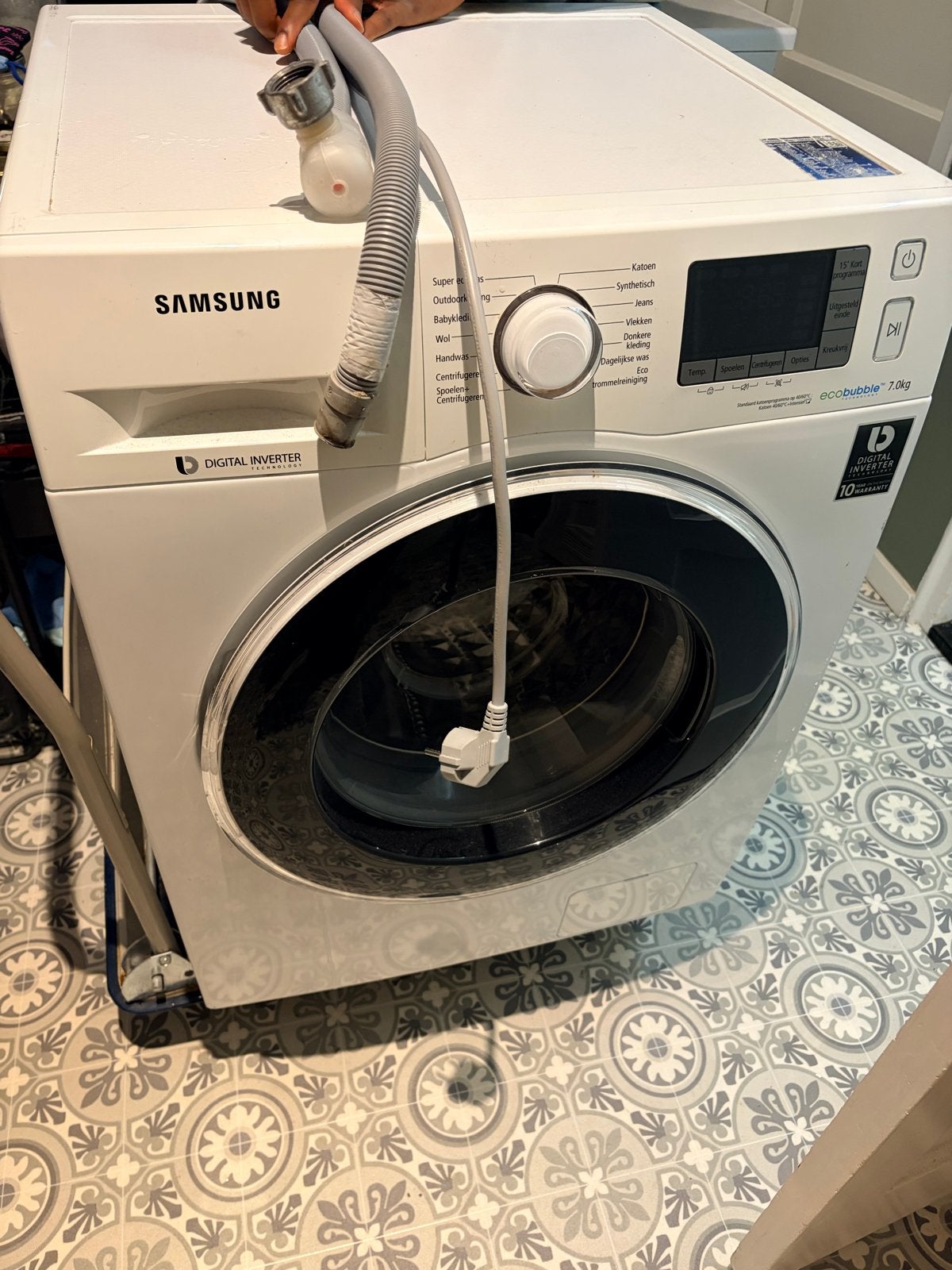 Samsung Wasmachine (defect) - voor onderdelen, 6 tot 8 kg, Ophalen of Verzenden, Niet werkend