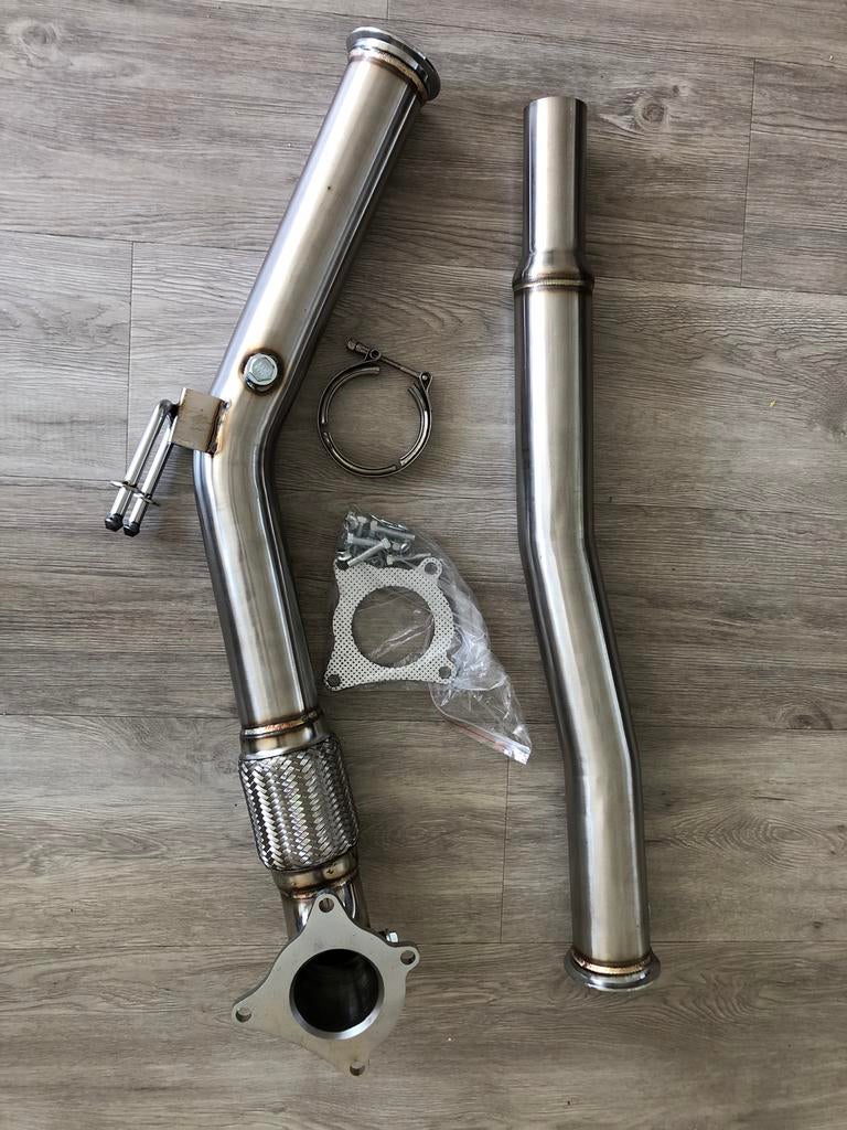 Nieuw! – 3 inch RVS Downpipe VW Golf 5 + 6 GTI Audi A3 TT, Ophalen of Verzenden, Nieuw, Audi