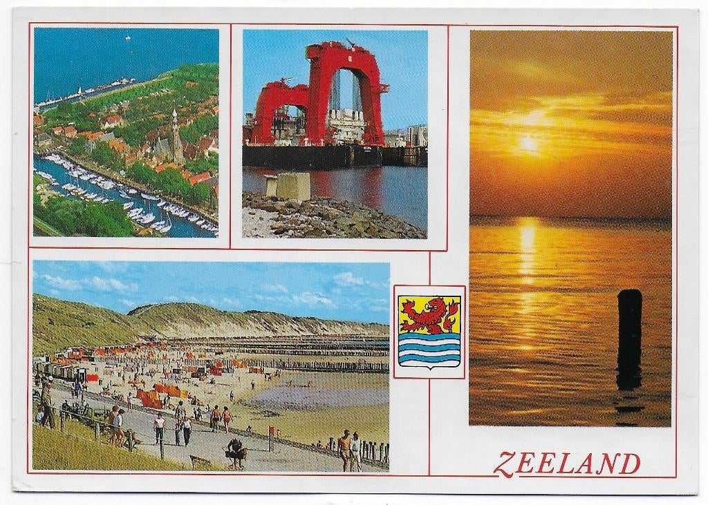 Zeeland -- Gelopen ansichtkaart (B6203), Ophalen of Verzenden, 1980 tot heden, Gelopen, Zeeland