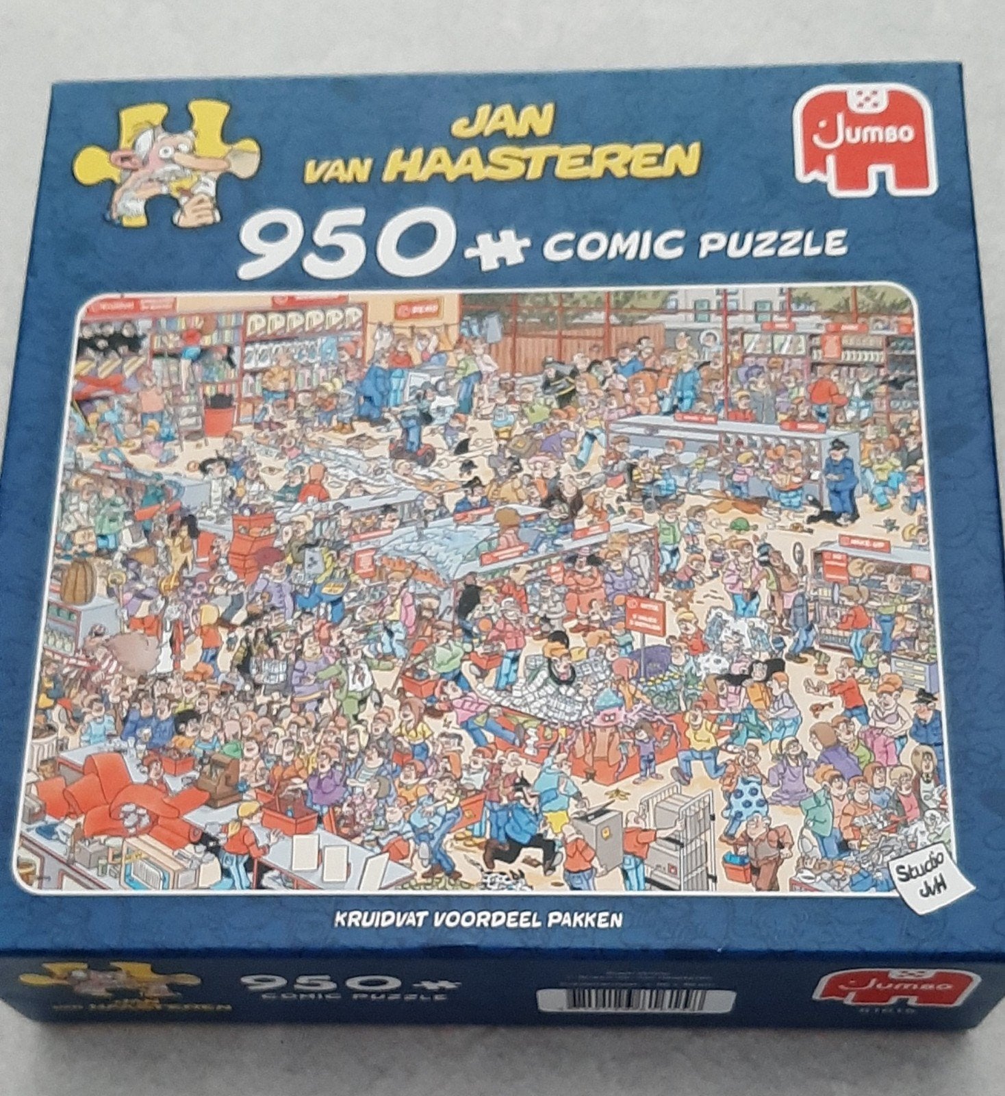 Jan van Haasteren puzzel 950 stukjes, Ophalen of Verzenden, 500 t/m 1500 stukjes, Zo goed als nieuw, Legpuzzel