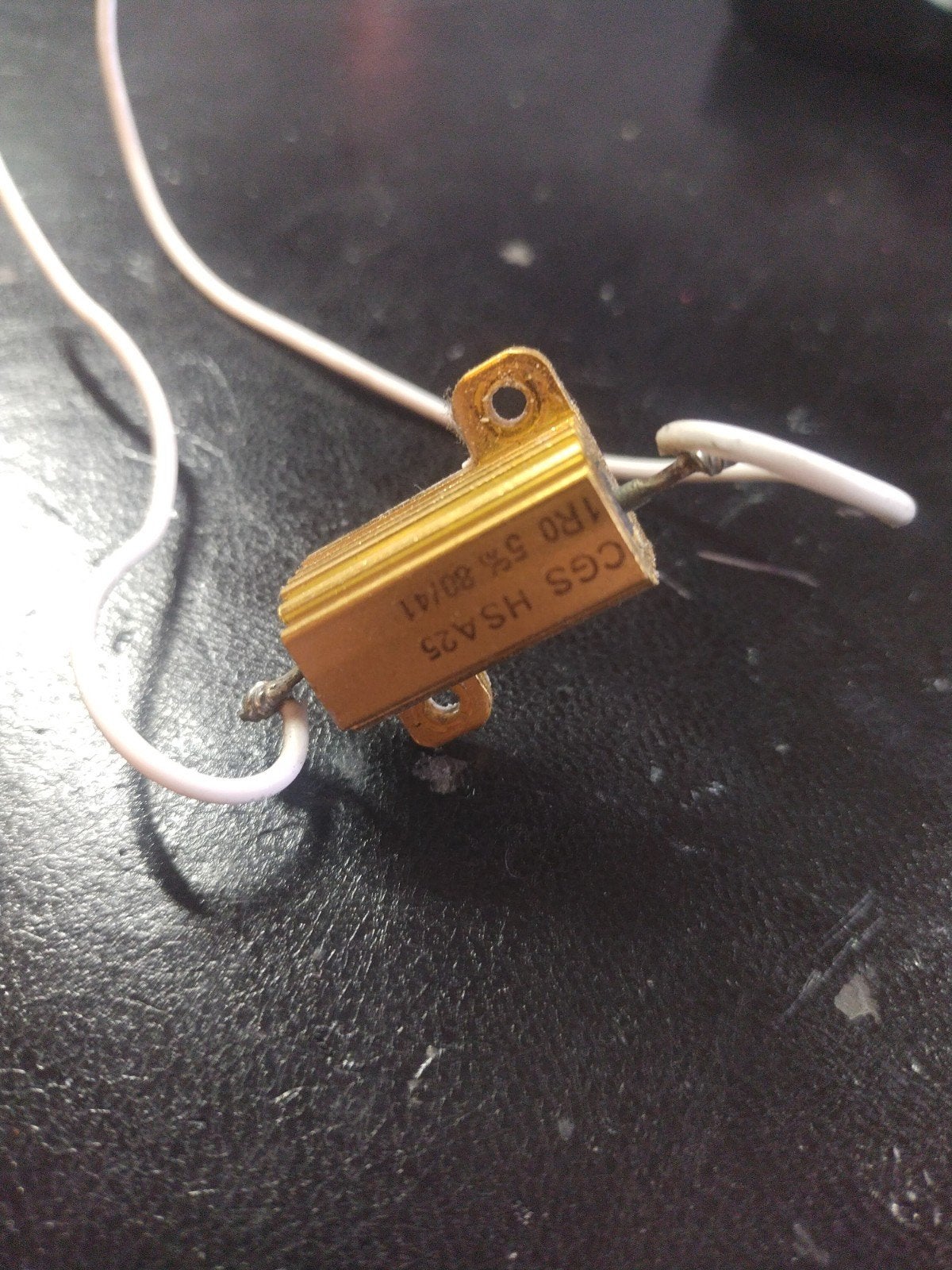 Weerstand 1 Ohm 25W, Hobby en Vrije tijd, Elektronica-componenten, Ophalen of Verzenden, Gebruikt