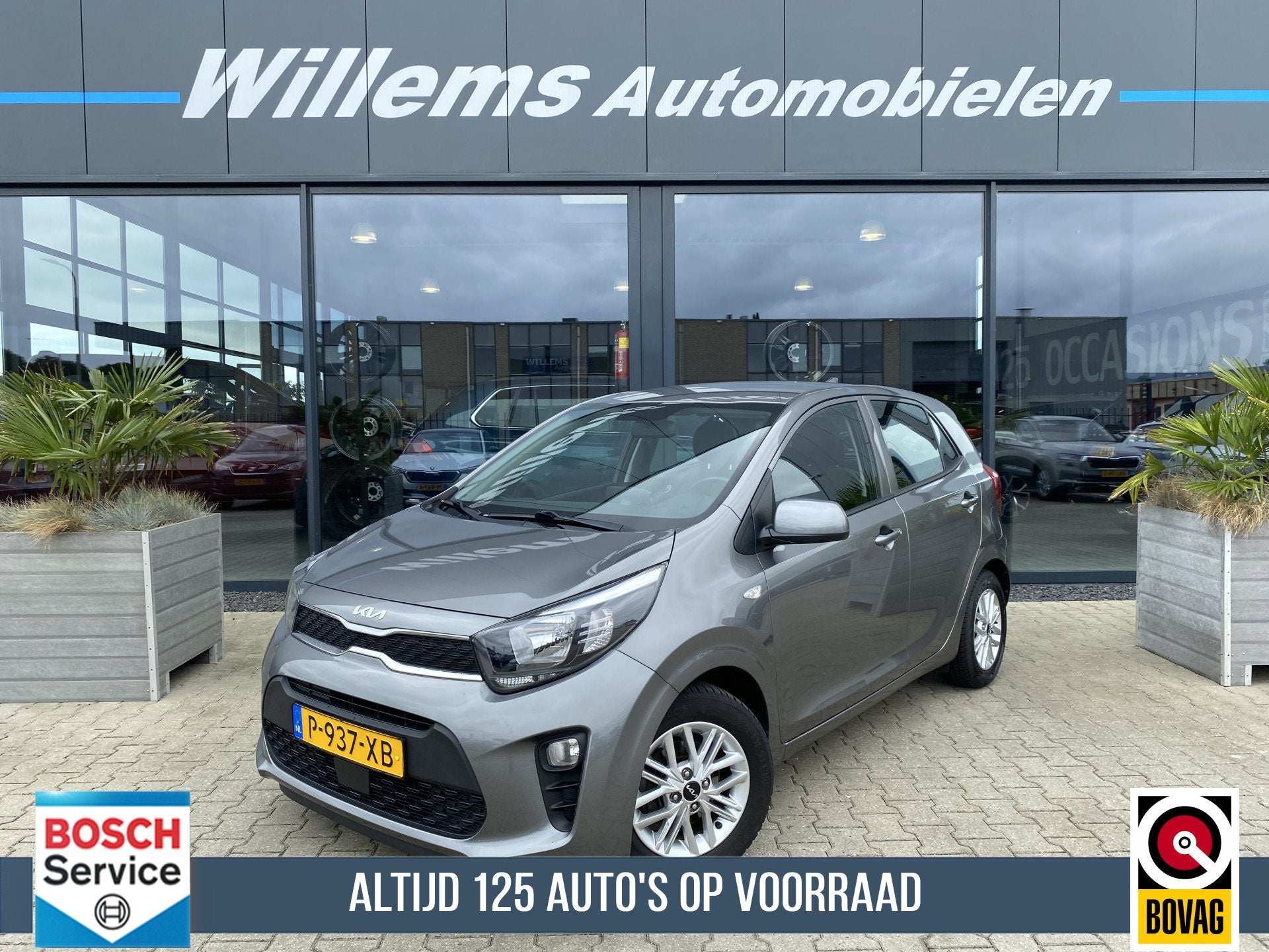 Kia Picanto 1.0 DPi DynamicLine Cruise Control, Airco & Came, Auto's, Voorwielaandrijving, Stof, Gebruikt, Met garantie (alle)