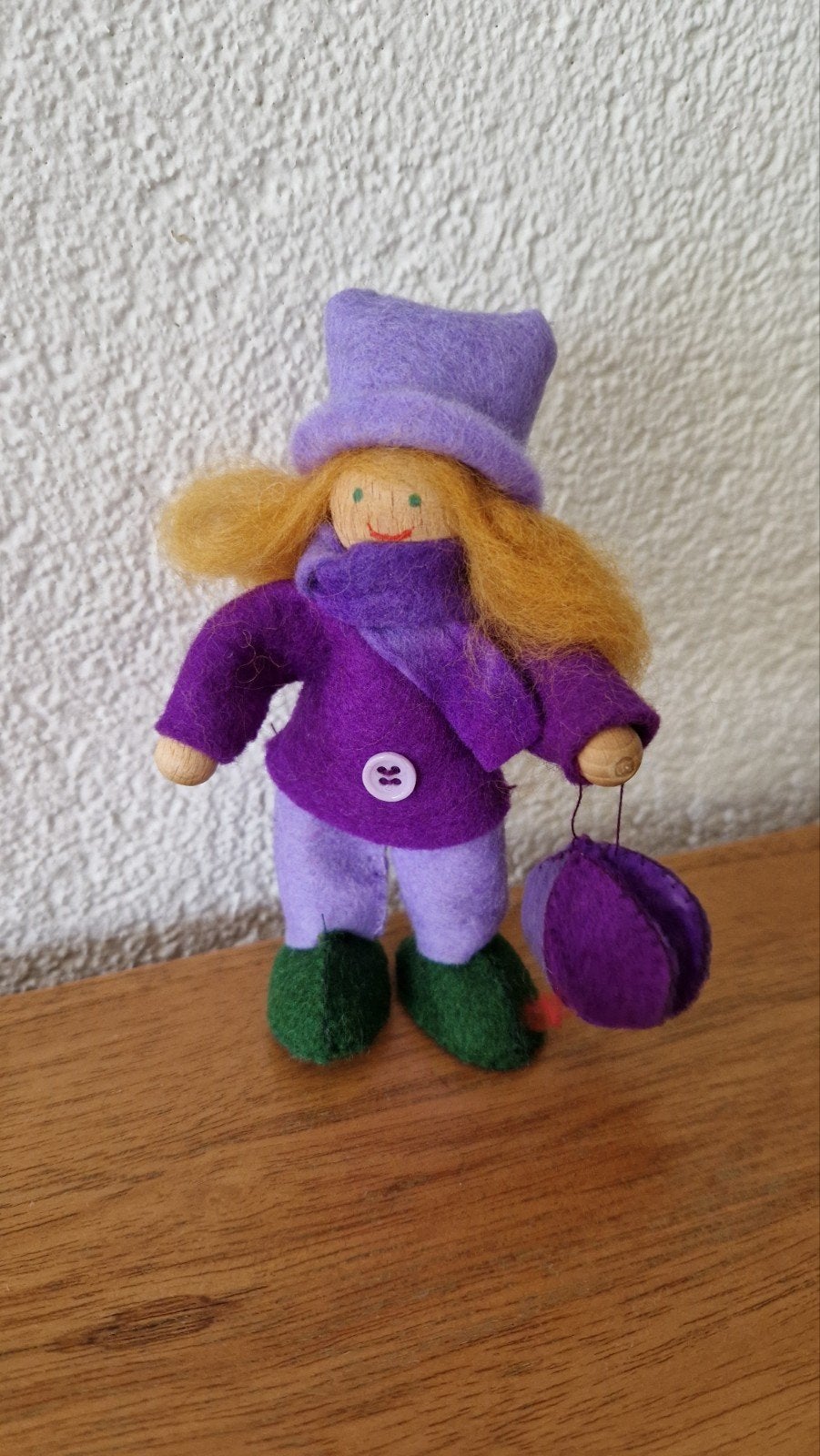 Touwpoppetje Sint Maarten, Ophalen of Verzenden, Nieuw, Figuurtje(s), Wolvilt