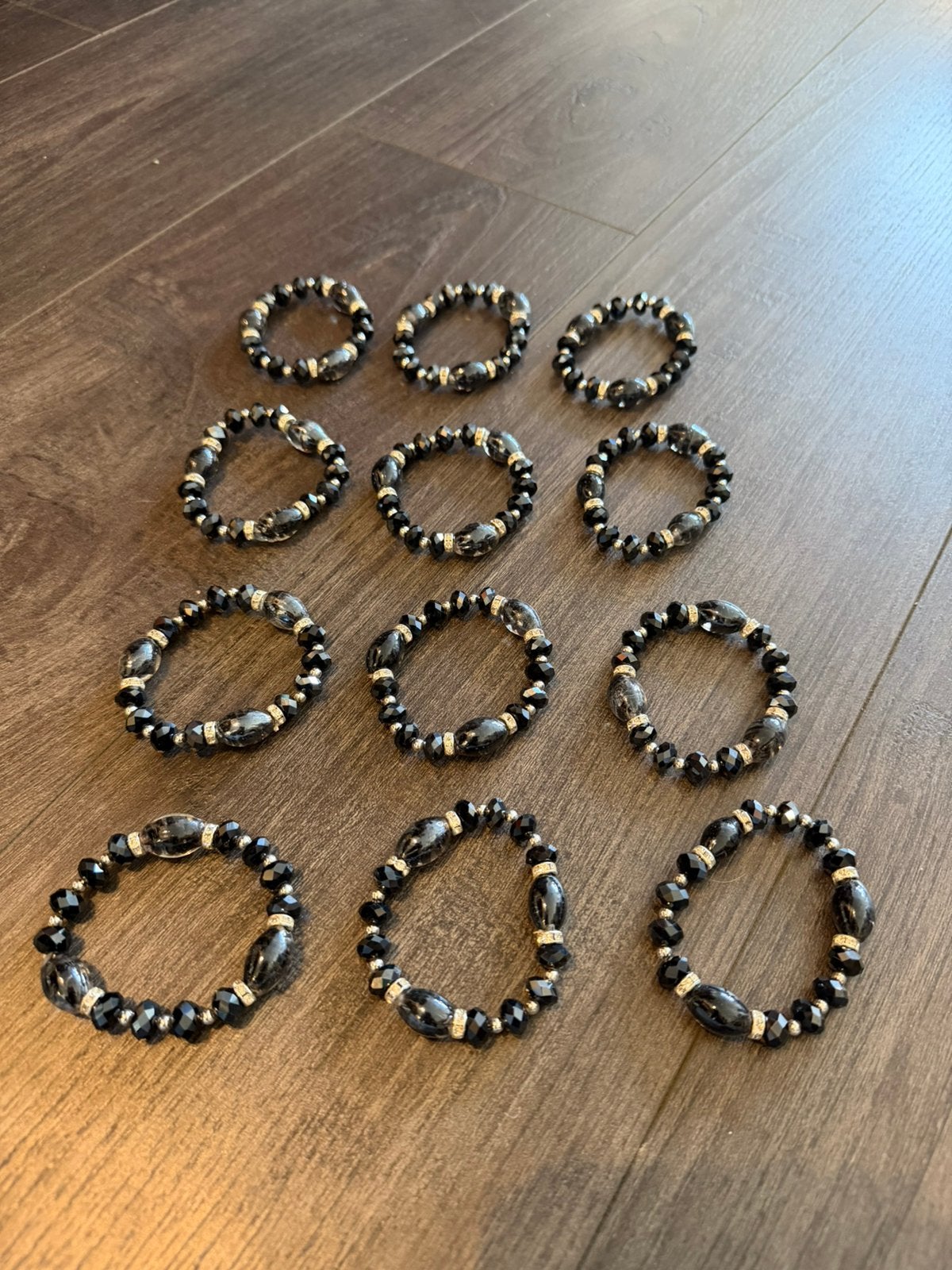 Partij 12 stuks glazen armbandjes A31/2, Ophalen of Verzenden, Nieuw