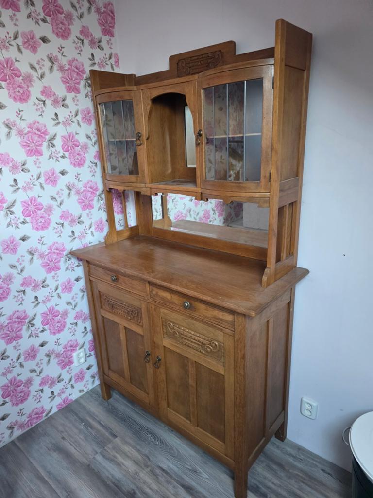 Antieke Jugendstil Buffetkast, Antiek en Kunst, Antiek | Meubels | Kasten, Ophalen of Verzenden