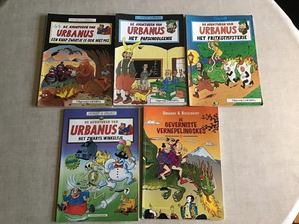 4 uitgaves Urbanus +extraatje, Meerdere stripboeken, Ophalen of Verzenden, Gelezen