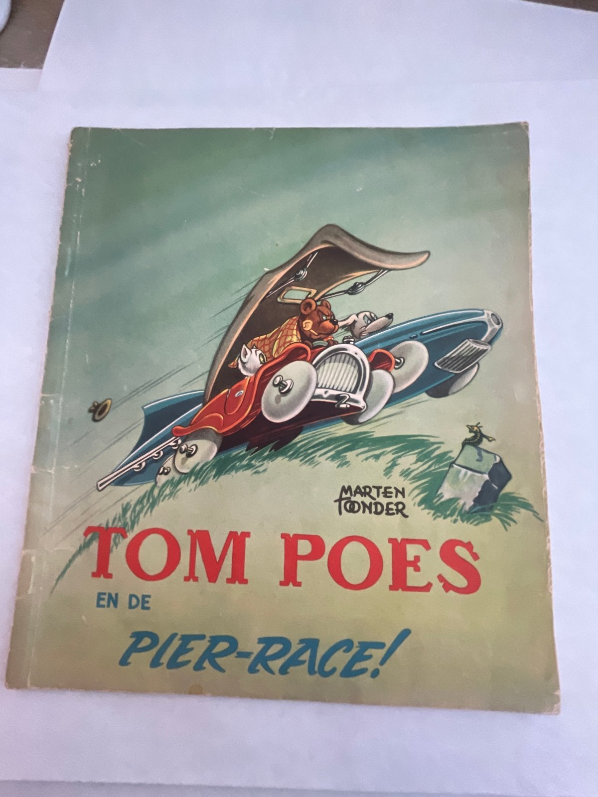 Tom Poes en de Pier-Race! - Marten Toonder stripboek, Eén stripboek, Verzenden, Gelezen