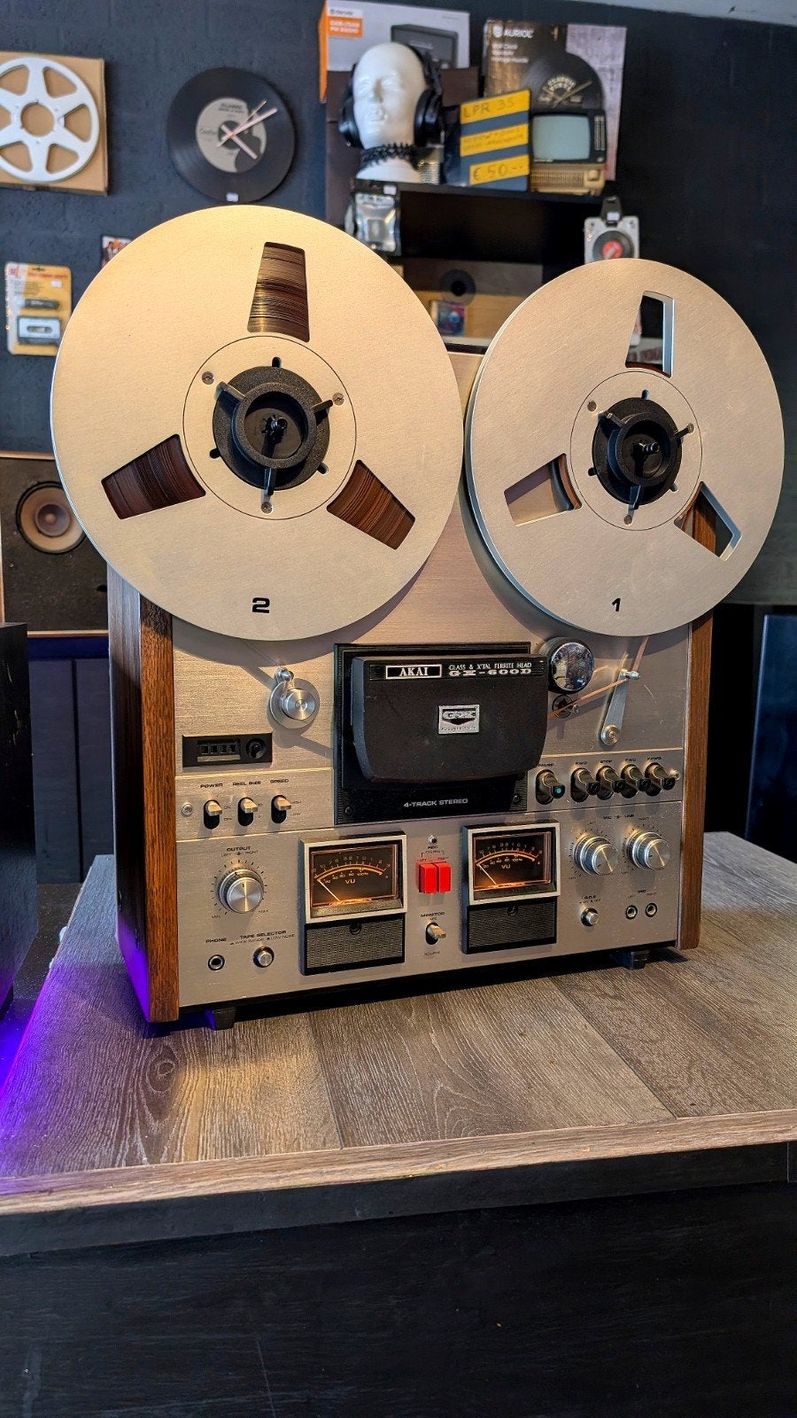 AKAI GX-600D • GARANTIE • INCL. SPOELEN/ADAPTERS, Ophalen, Rick's Audio 
De Kempen 18 
6021PZ Budel 
+31 (0)495 785698
info@ricks-audio.com