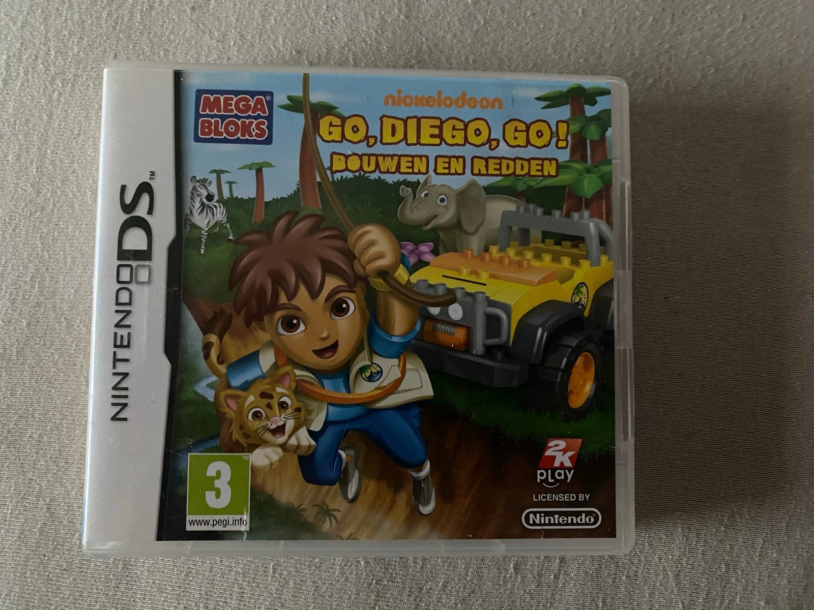 Go, Diego, Go! Bouwen en Redden - Nintendo DS, Puzzel en Educatief, 1 speler, Ophalen of Verzenden, Zo goed als nieuw