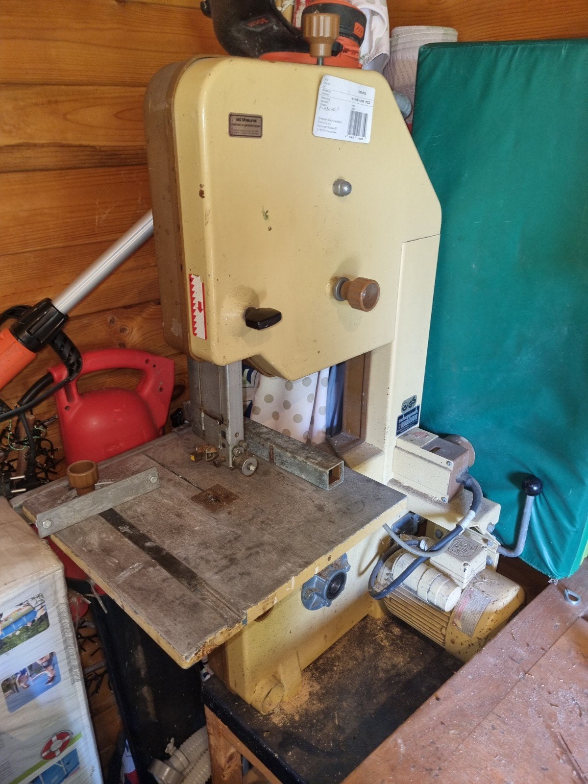 Scheppach Prima HBS 32-vario lintzaag - Gebruikt, Ophalen, Gebruikt, Lintzaag, Minder dan 600 watt