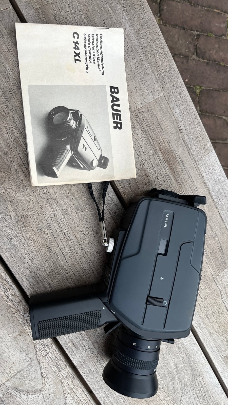 Bauer C14XL Super 8 Camera met handleiding, Gebruikt, Overige soorten, Minder dan 8x, Camera
