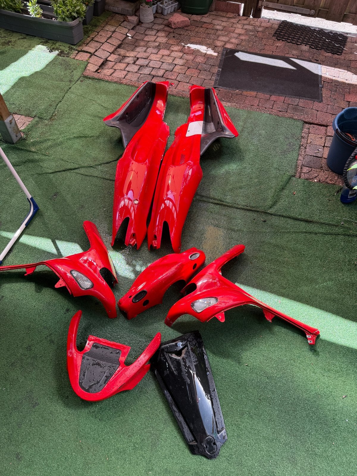 Originele Gilera Runner Kappenset - Rood, Ophalen, Gebruikt, Kap, Piaggio