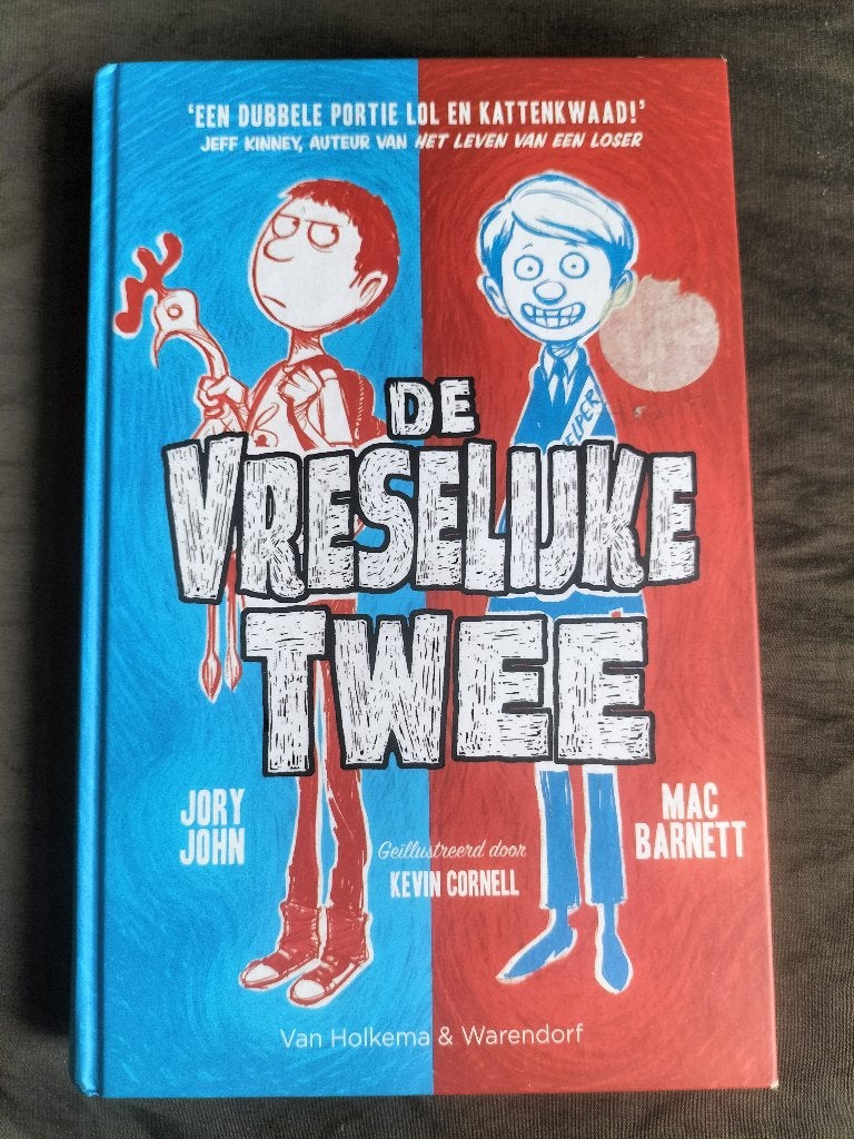 Jory John & Mac Barnett - De vreselijke twee, Ophalen of Verzenden, Zo goed als nieuw, John Jory & Mac Barnett, Fictie algemeen