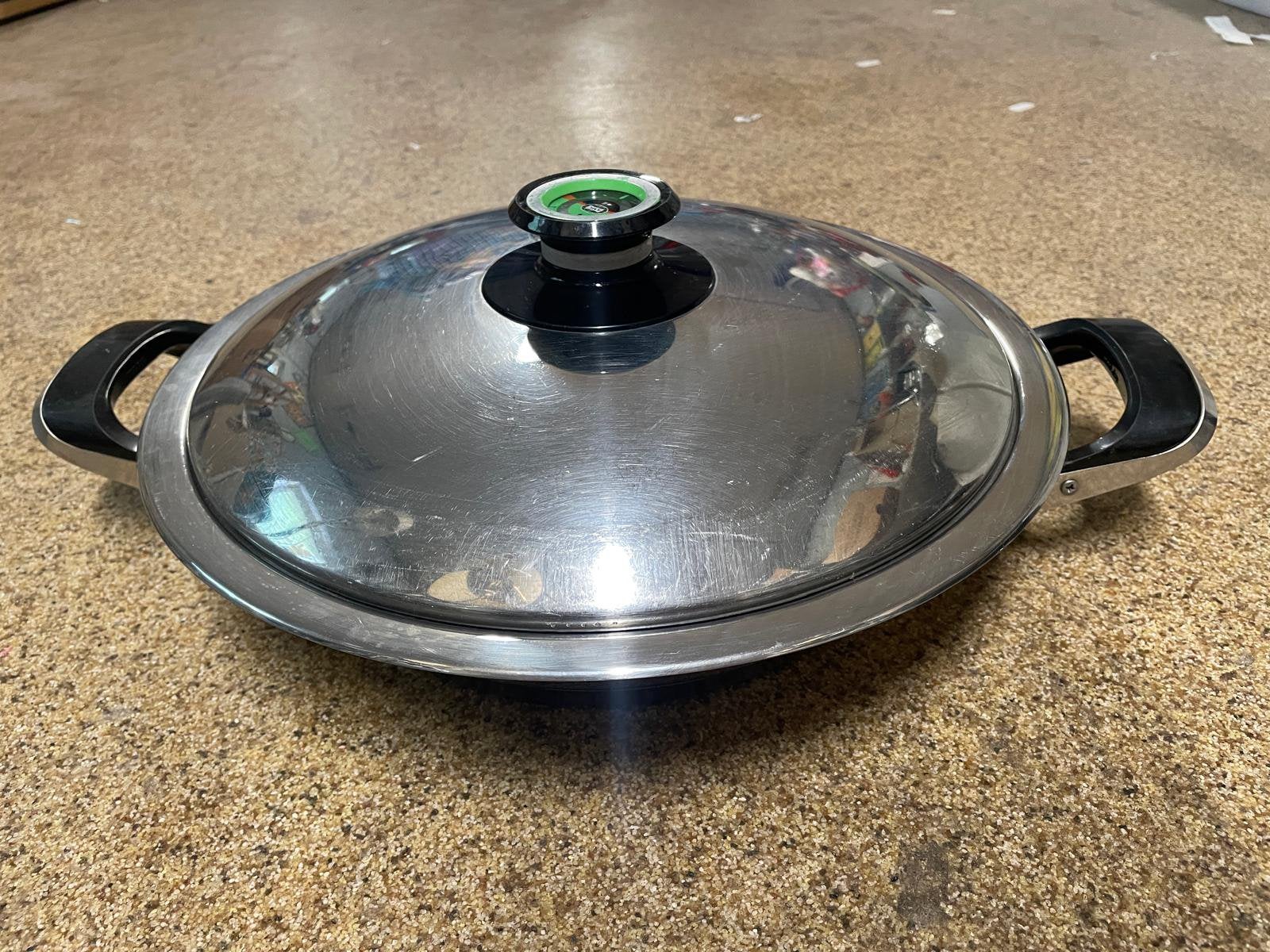 AMC Sauté Pan 3L (32cm), Ophalen of Verzenden, Gebruikt, Rvs, Koekenpan of Braadpan