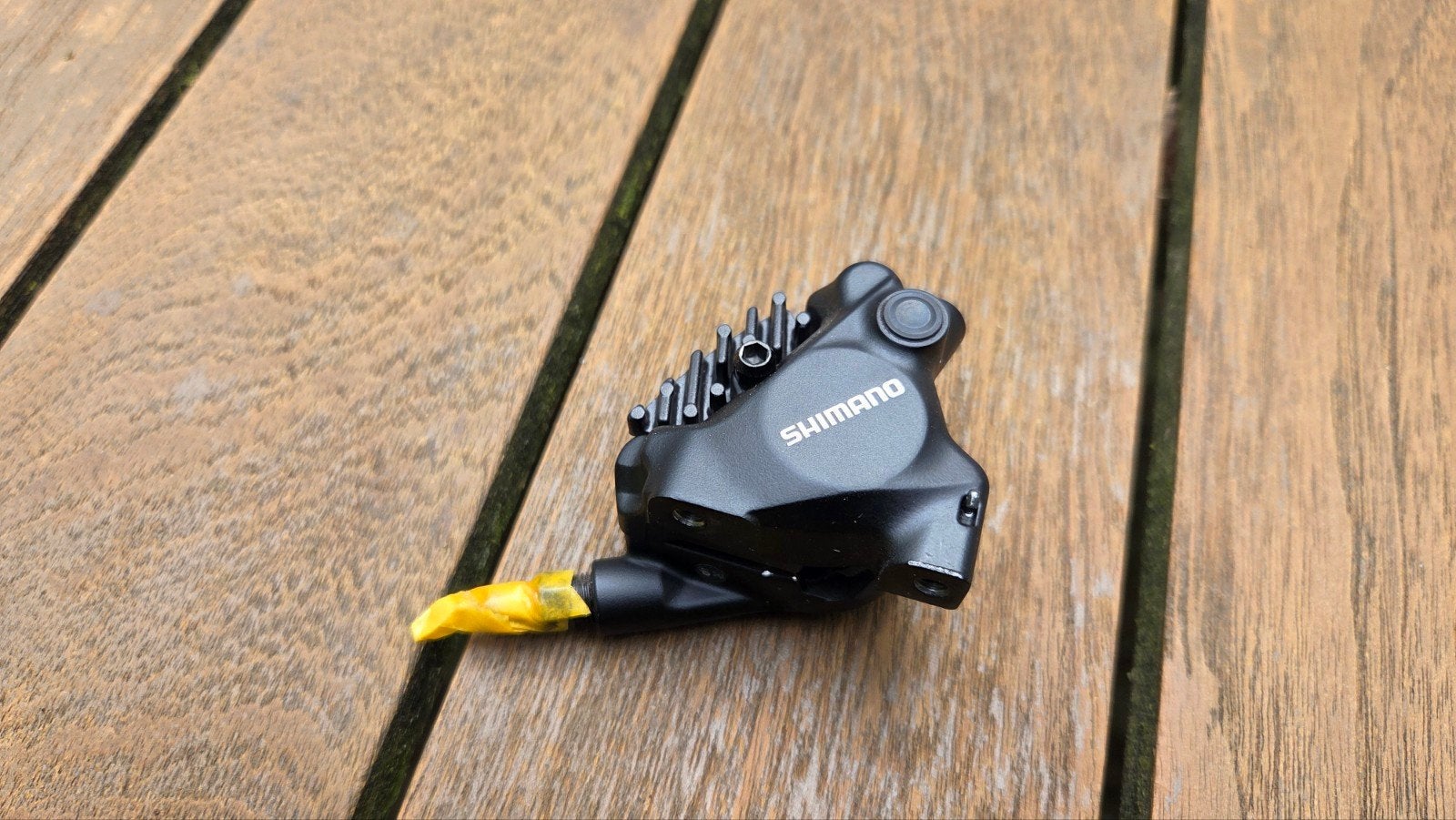 Shimano BR-MT805 Flatmount Remklauw, Remmen, Ophalen of Verzenden, Zo goed als nieuw, Mountainbike