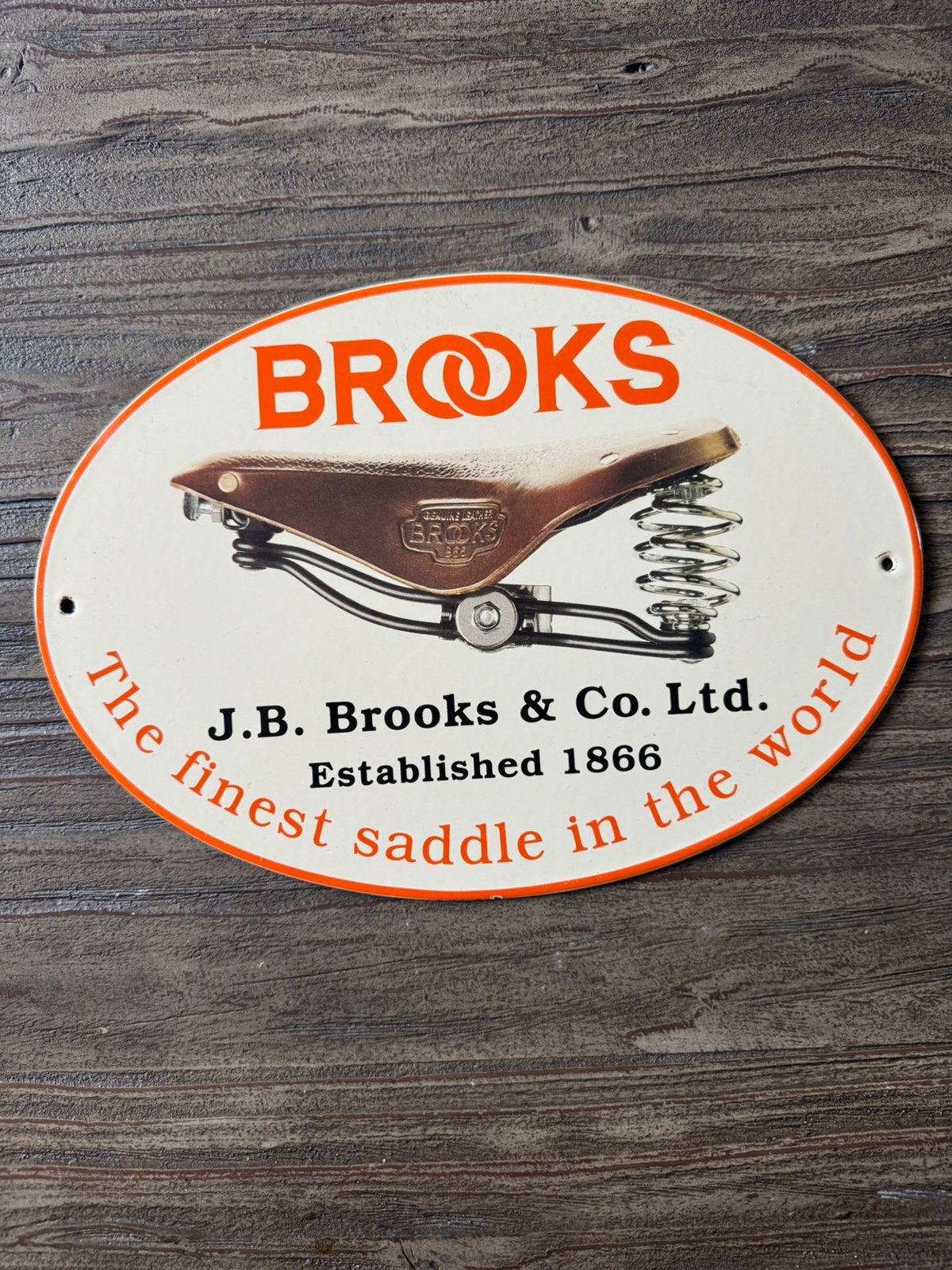 Emaille reclame bord, Verzamelen, Ophalen of Verzenden, Zo goed als nieuw, Reclamebord