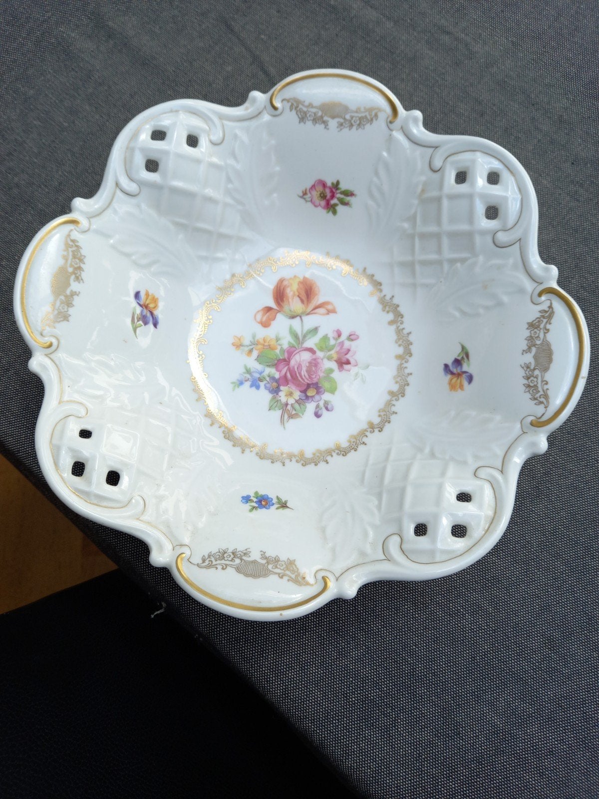 Vintage fruitschaal van Rosenthal jaren '50., Ophalen of Verzenden