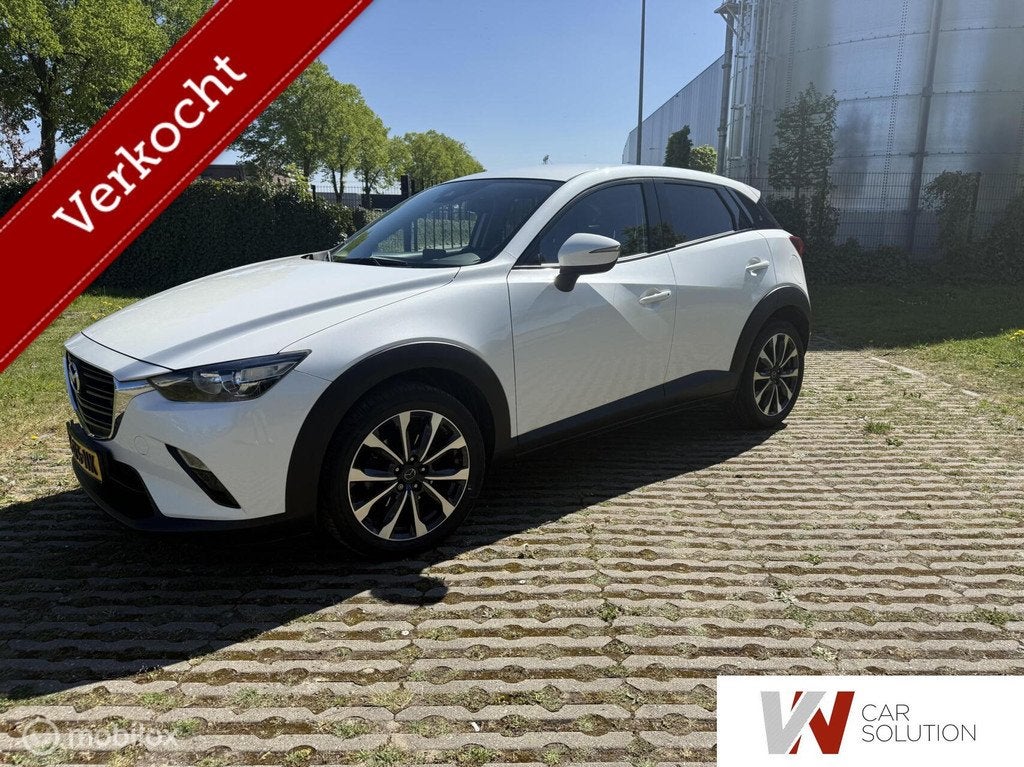 Mazda CX-3 2.0 SkyActiv-G 120 NAP NAVI CLIMA CARPLAY, 1998 cc, Euro 6, 4 cilinders, Wit