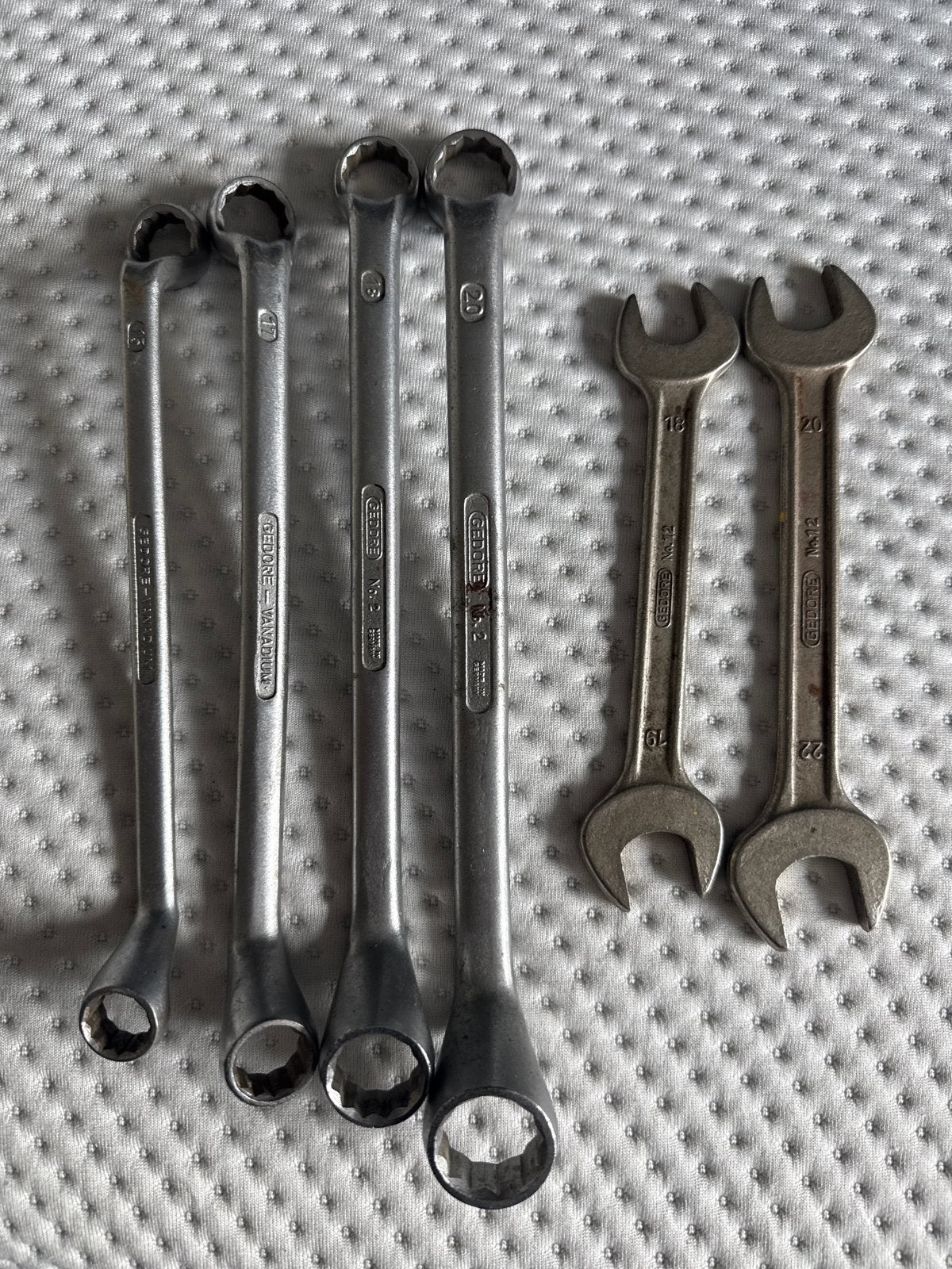 Gedore Sleutelset - Diverse Maten, Ophalen of Verzenden, Gebruikt, Sleutel/ratel, Gedore