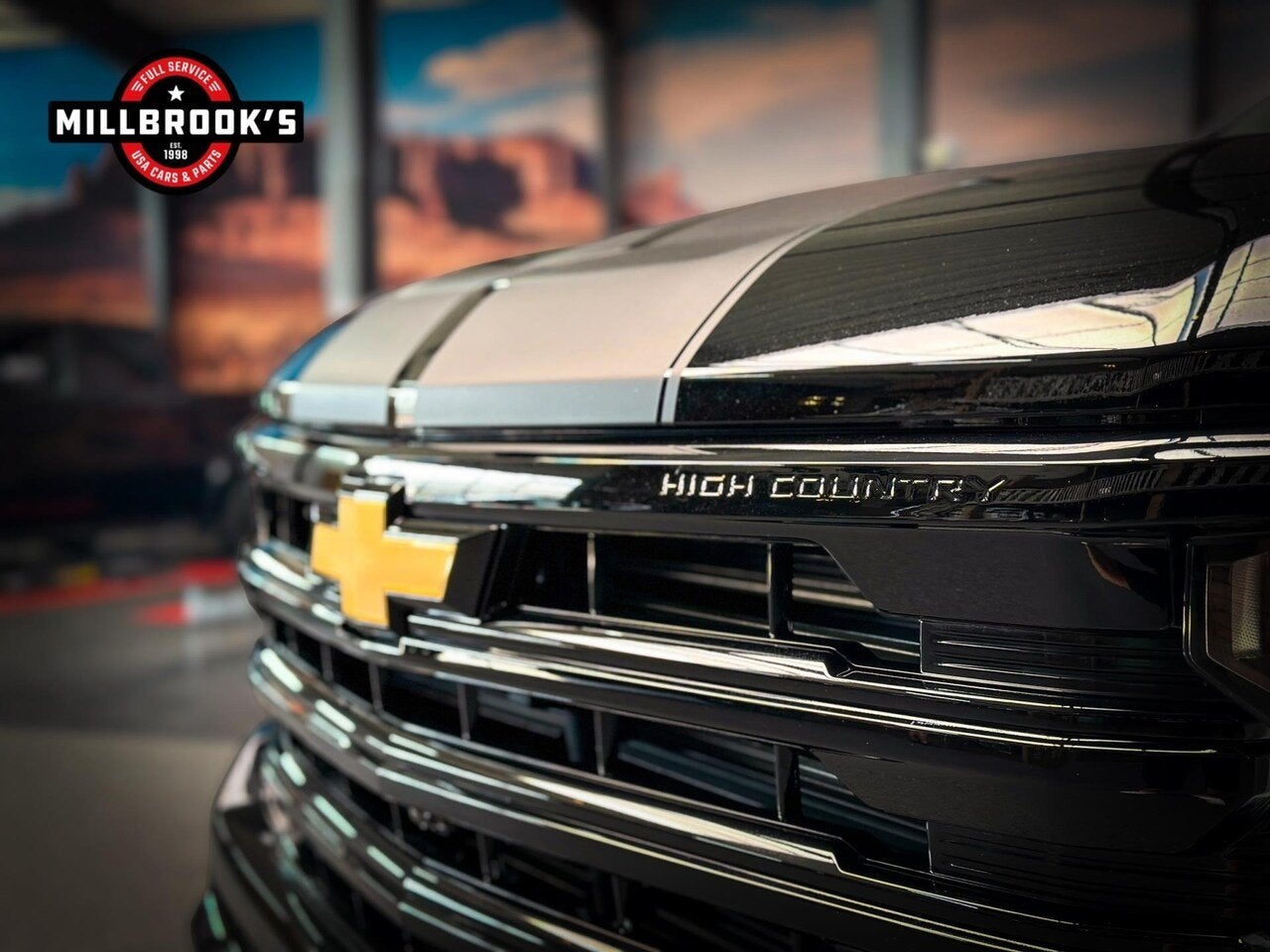 Chevrolet Silverado High Country Black Edition Widebody 6.2, Automaat, 8 cilinders, Zwart, Leder