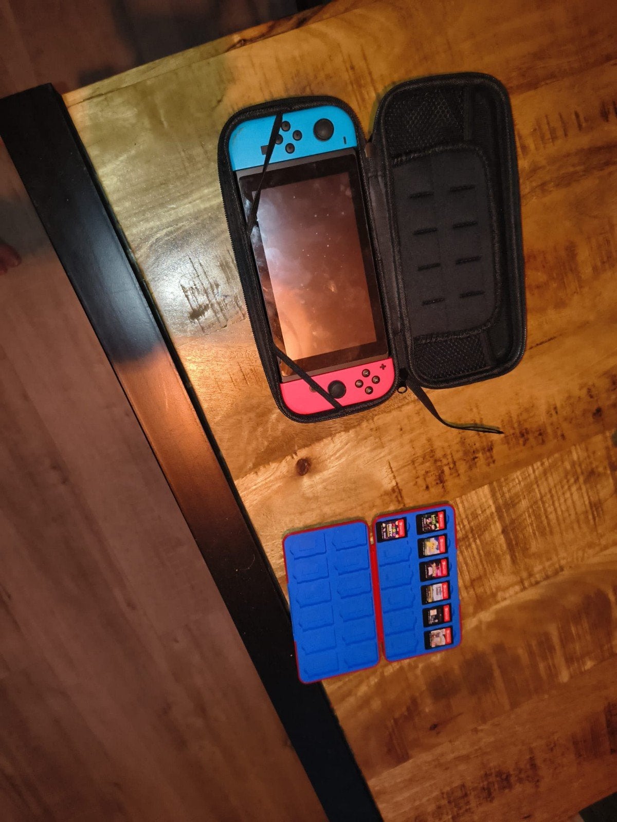 Nintendo Switch met spellen, Ophalen, Met 2 controllers, Switch Original, Gebruikt