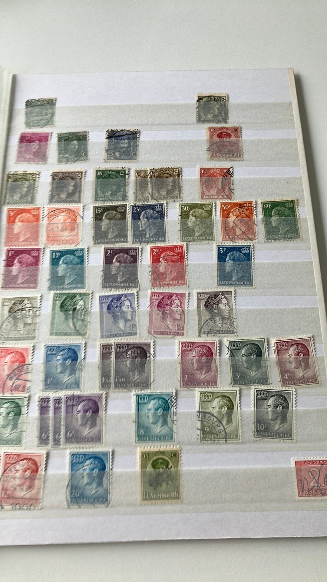 Luxemburg 8 pag mooie koop, Postzegels en Munten, Ophalen of Verzenden, Buitenland