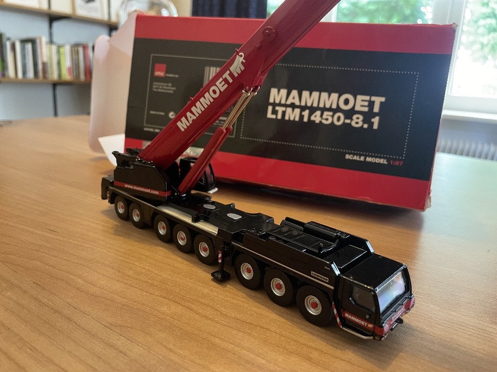 Mammoet LTM1450-8.1, Ophalen, Zo goed als nieuw, Hijskraan, Tractor of Landbouw, Rietze
