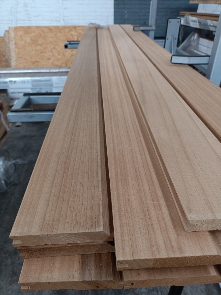 Gevelbekleding Ayous - 3,5m2, Ophalen, Nieuw, 180 tot 250 cm, Planken