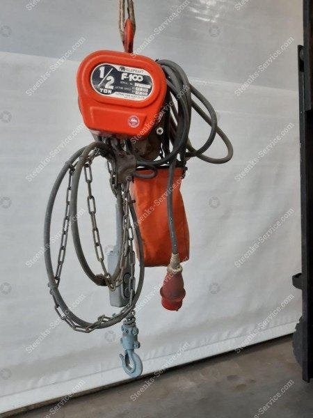 Kettingtakel 500 kg., Elephant (DIV100) gebruikt, Ophalen of Verzenden, Gebruikt, Elektrisch