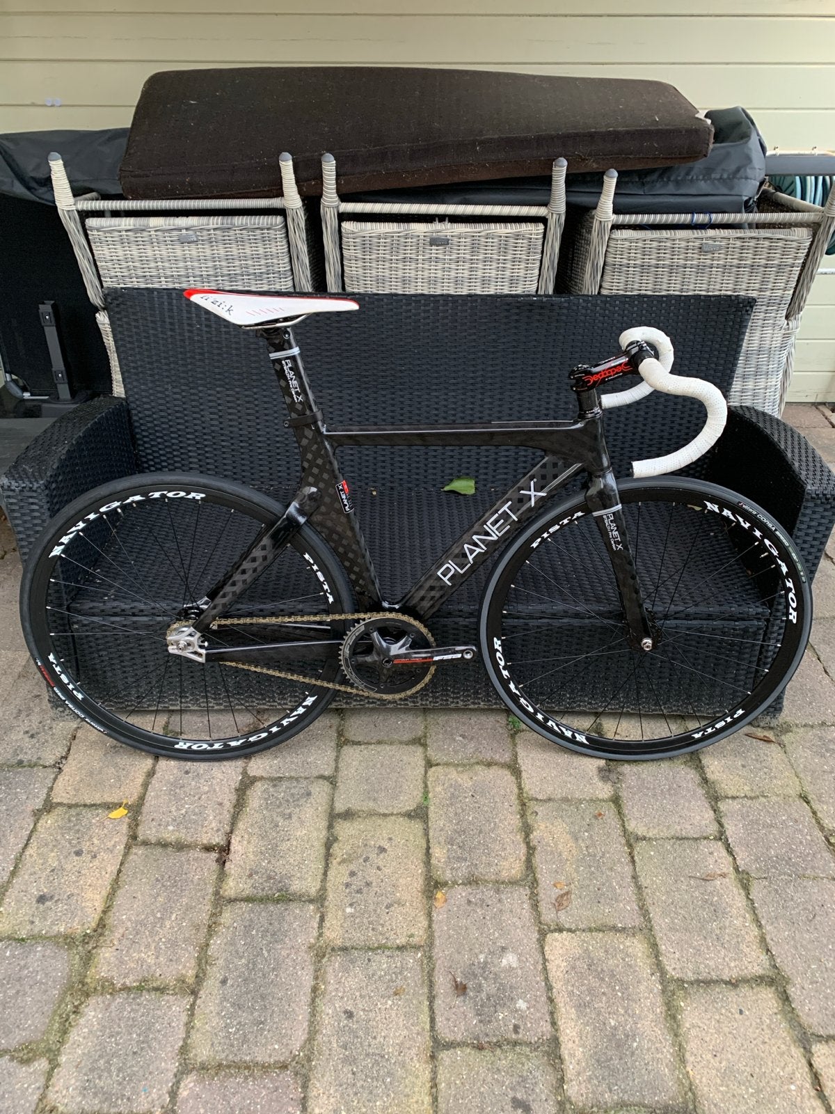 Planet X Carbon Baanfiets maat 52, Fietsen en Brommers, Carbon, Heren, 49 tot 53 cm, Zo goed als nieuw